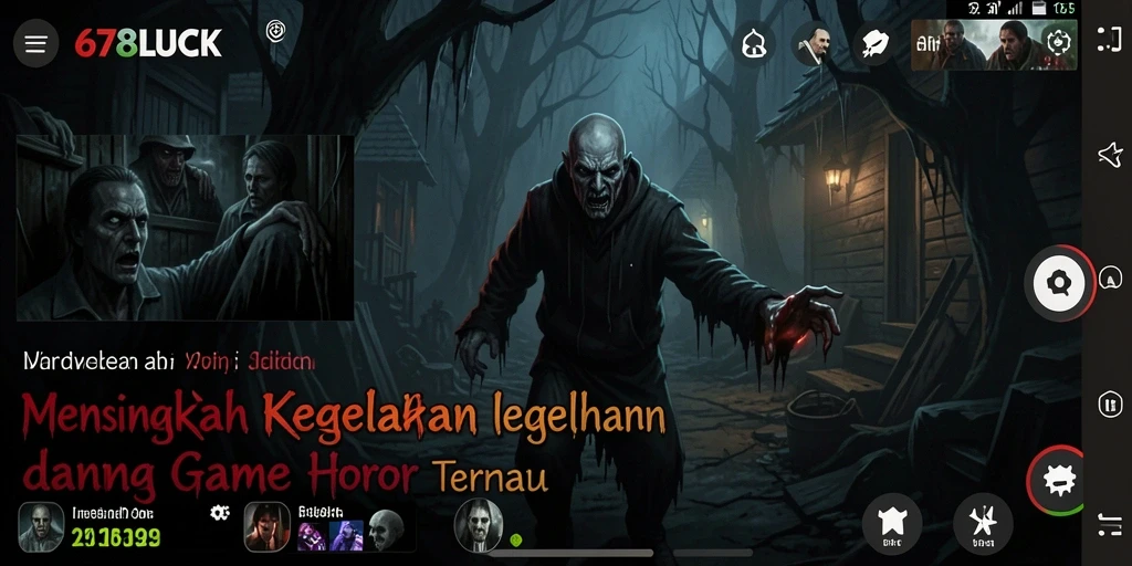 Tampilan gameplay menakutkan di dunia gelap 678LUCK.