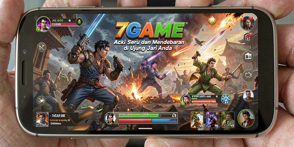 Gameplay Action seru dan mendebarkan di 7GAME.