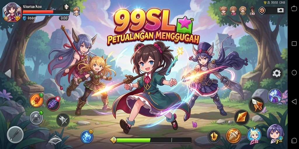 Tampilan gameplay dari 99SL yang memukau dan penuh aksi.