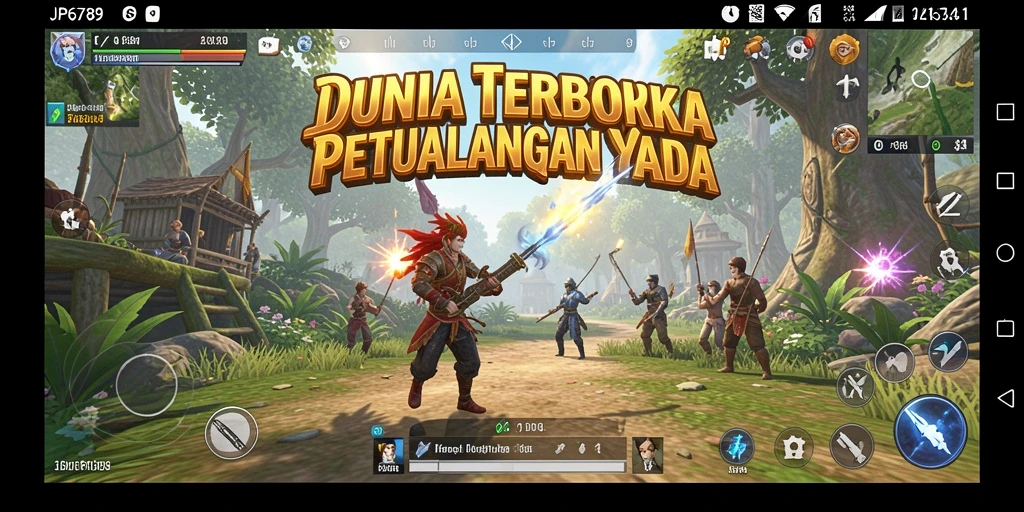 Gameplay seru JP6789 dalam dunia terbuka yang luas.