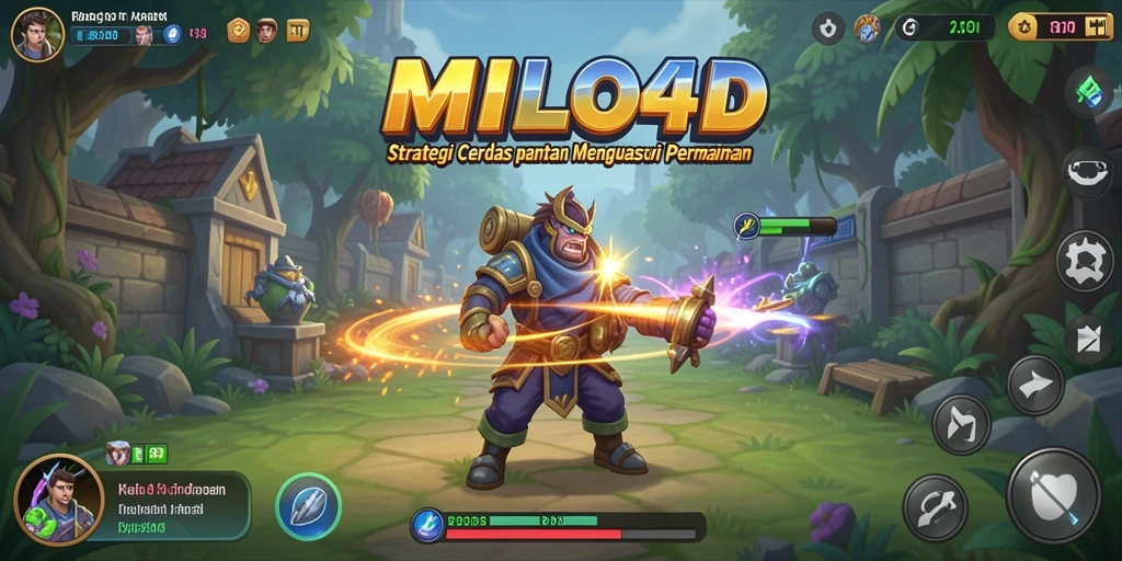Tampilan gameplay mendebarkan dari MILO4D, strategi yang intens.