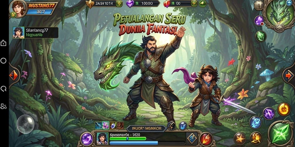 Gameplay seru dan menantang di MUSTANG77 yang memukau.