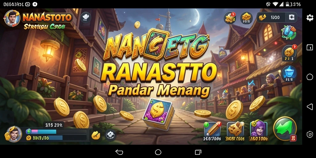 Tangkapan layar NANASTOTO menampilkan pertarungan strategi yang mendebarkan.